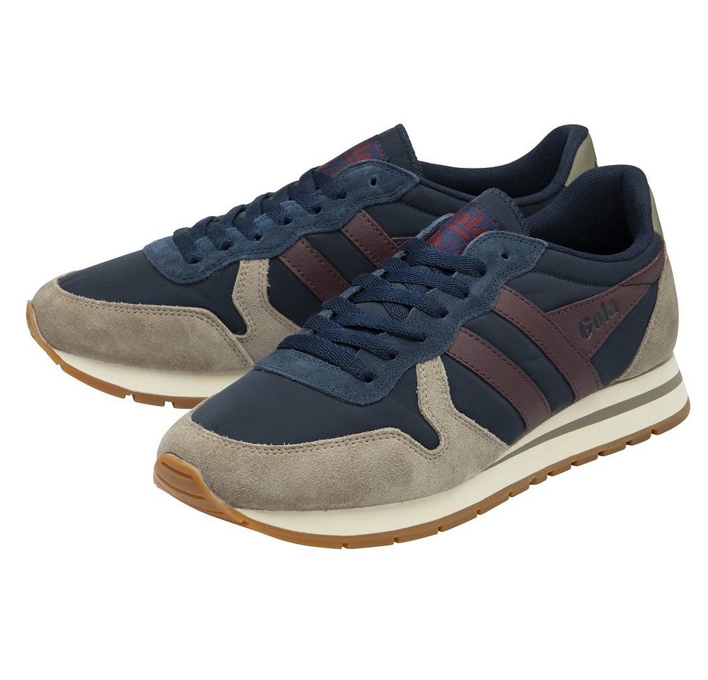 Gola Daytona Chute navyblau/dunkelrot/hellbraun Herren Sneaker