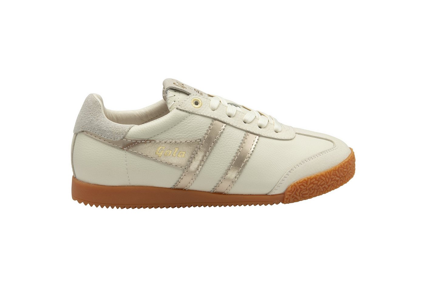 Gola Elan Camden 2026 - Made in England - offwhite/gold Damen Sneaker
