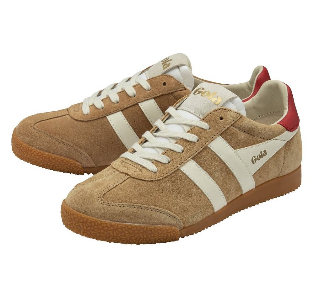 Gola Elan caramelbraun/weiss/dunkelrot Damen Sneaker