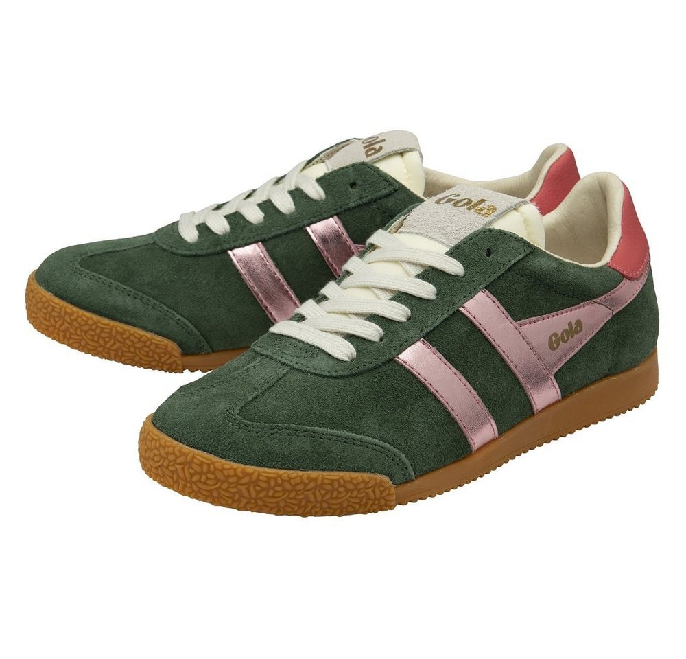 Gola Elan Glitz 2025 immergrün/rosa/korallrot Damen Sneaker