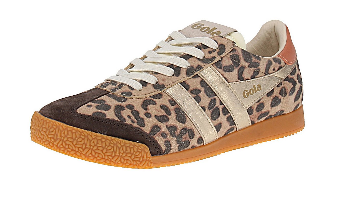 Gola Elan Safari - Damen Sneaker - Leopard-Mocha-Gold-Terracotta Sneaker