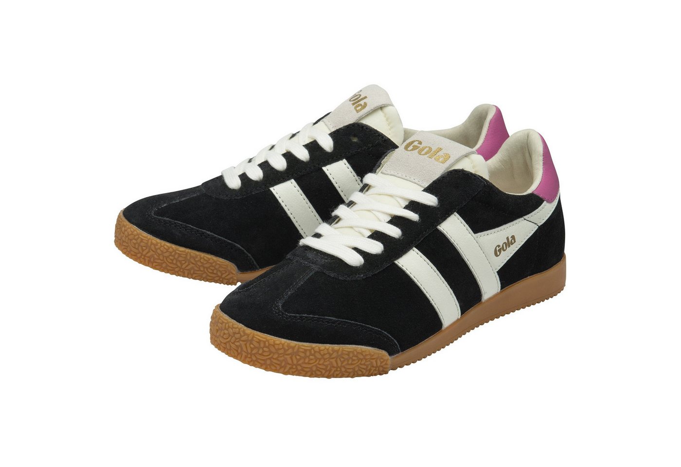 Gola Elan schwarz/weiss/fuchsia Damen Sneaker