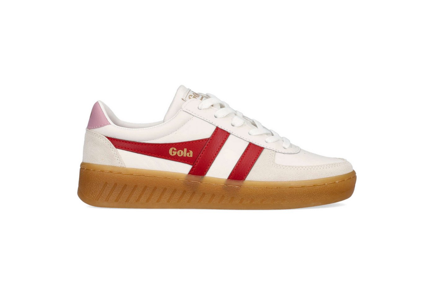 Gola Grandslam Elite White/Deep Red/Candy/Gum Sneaker