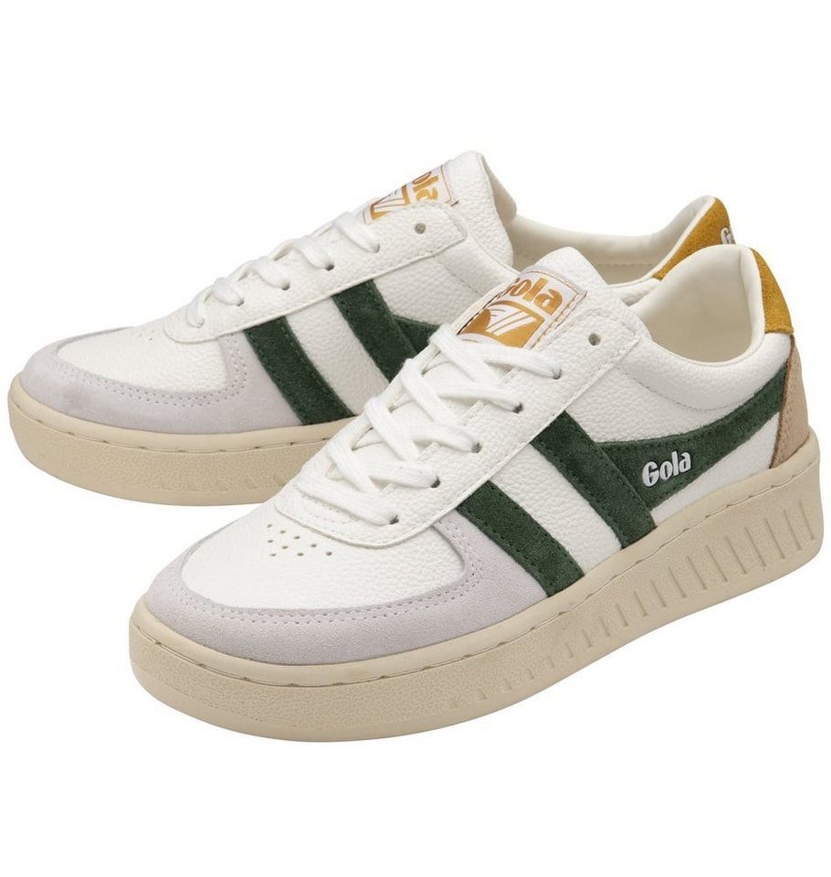 Gola Grandslam Trident weiss/grün/gelb Damen Sneaker