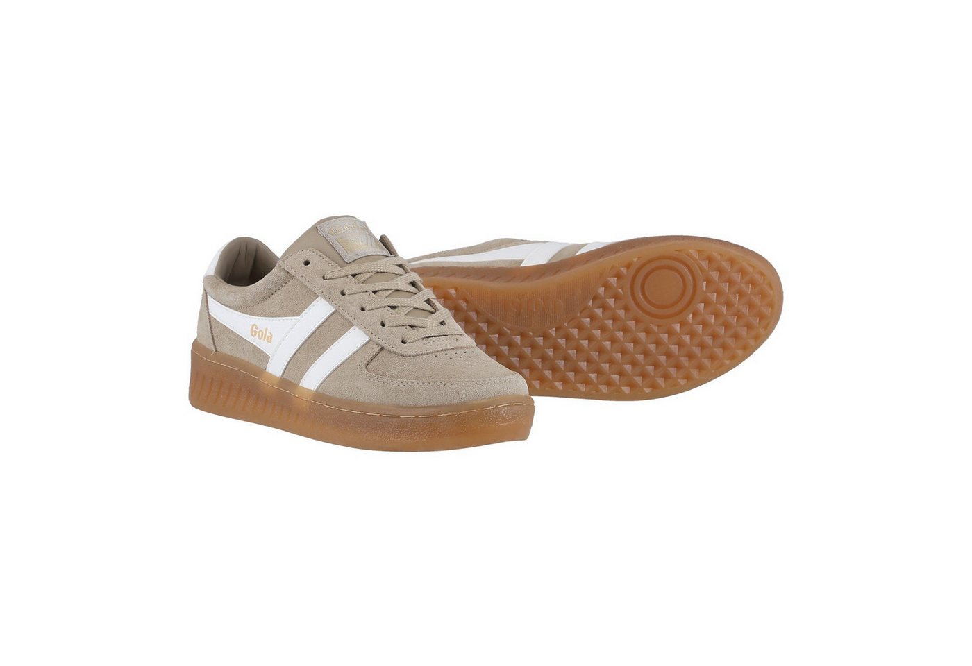 Gola Grandslam Wildleder hellgrau/weiss Damen Sneaker