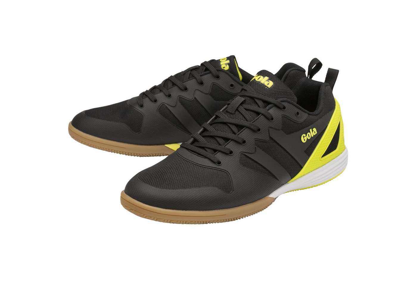 Gola Hallen-Indoorschuhe Echo TX schwarz/volt Herren Badmintonschuh