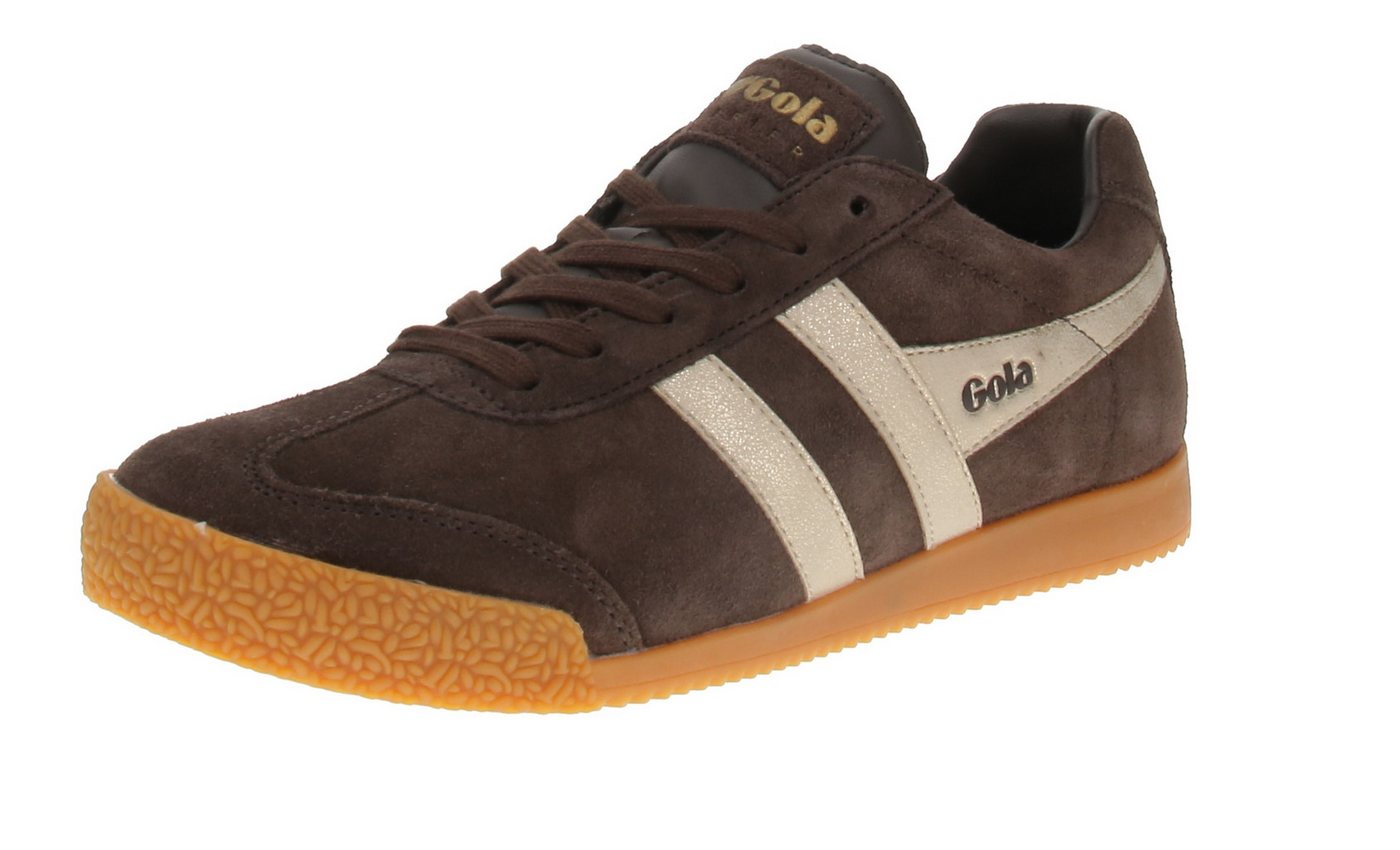 Gola Harrier Mirror - Damen Sneaker - Mocha-Gold-Gum Sneaker