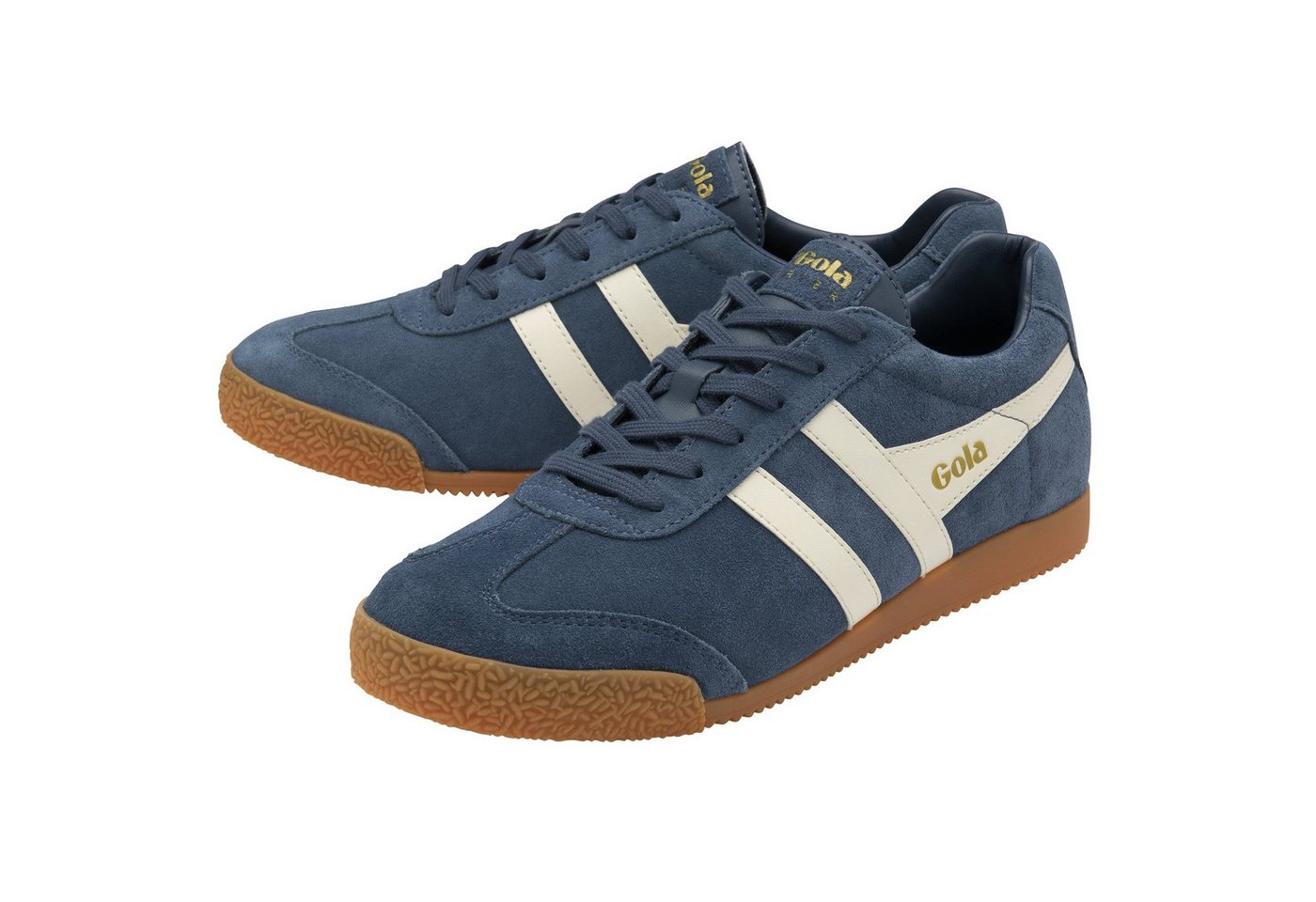 Gola Harrier Suede-Leder inkblau/weiss Herren Sneaker