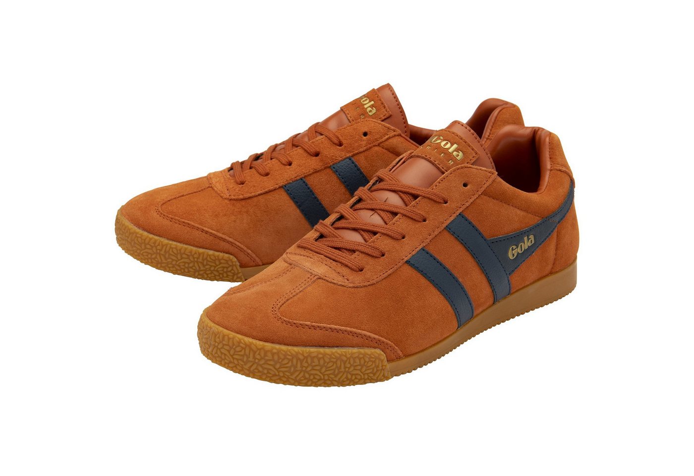 Gola Harrier Suede rost/navy Herren Sneaker