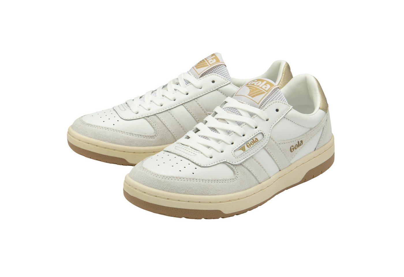 Gola Hawk weiss/weiss/gold Damen Sneaker
