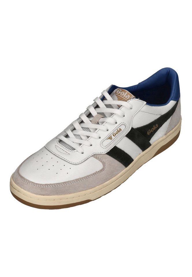 Gola HAWK Sneaker White Dark Khaki Sapphire