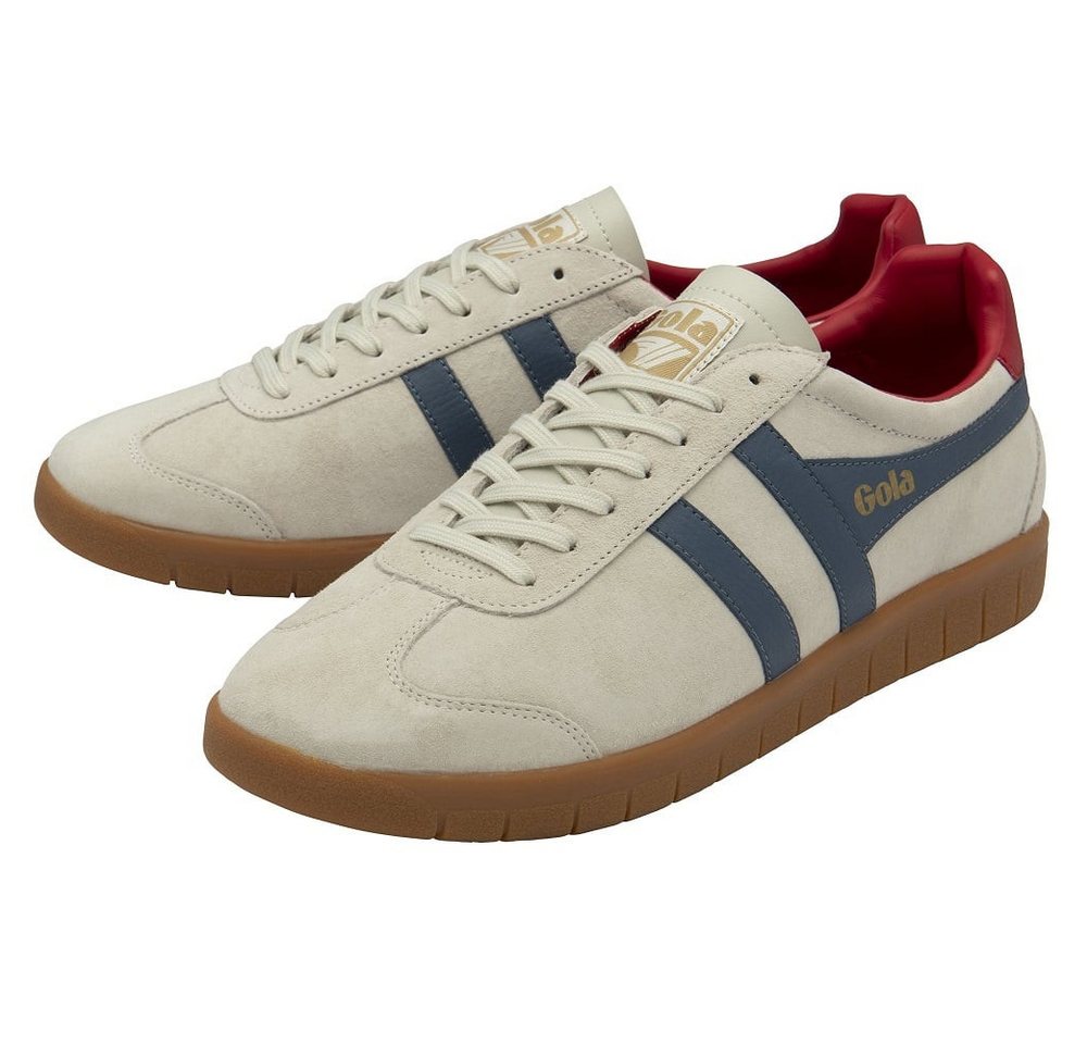 Gola Hurricane Suede offweiss/blau/rot Herren Sneaker