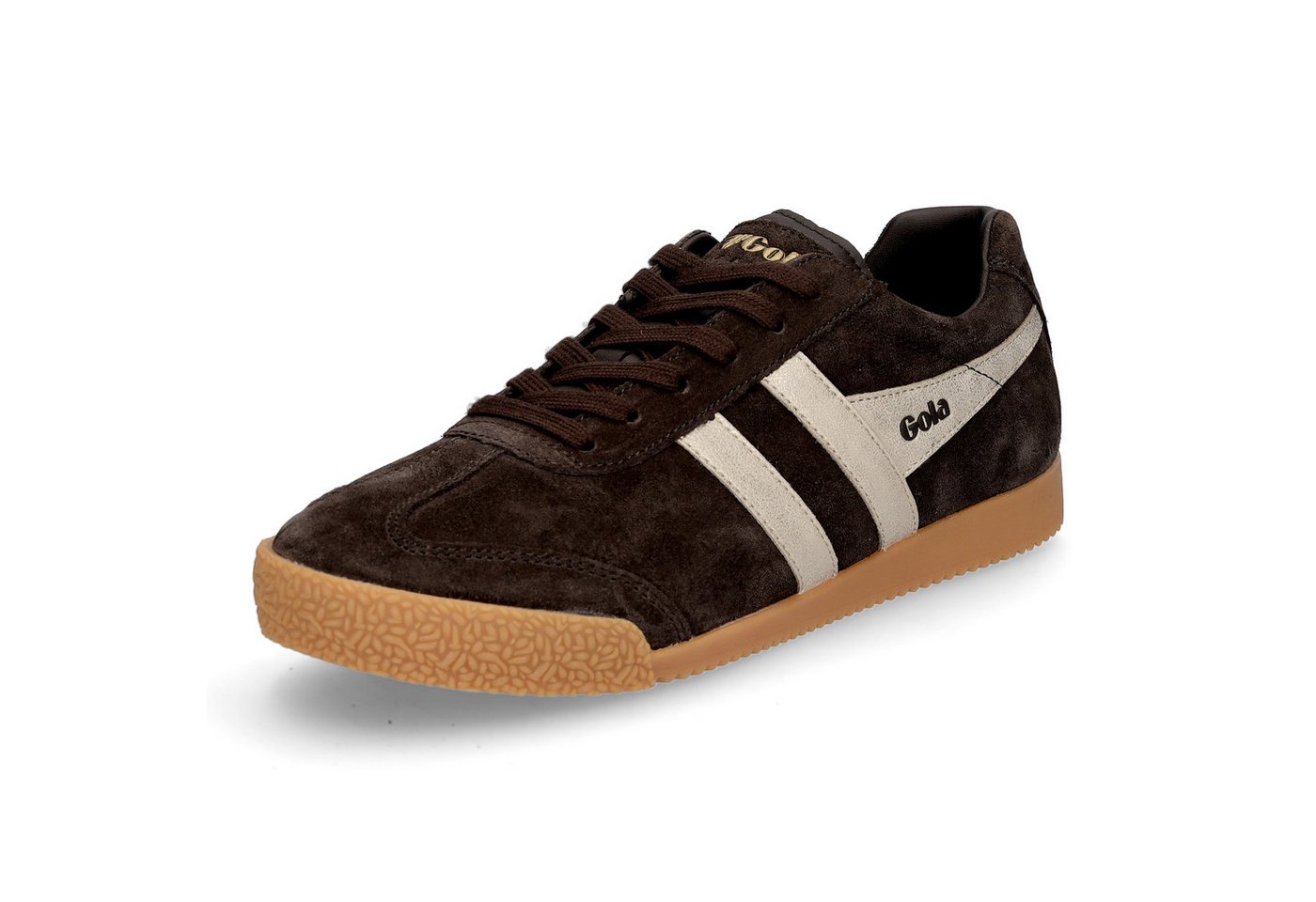 Gola Damen Sneaker Harrier Mirror mocca gold Sneaker