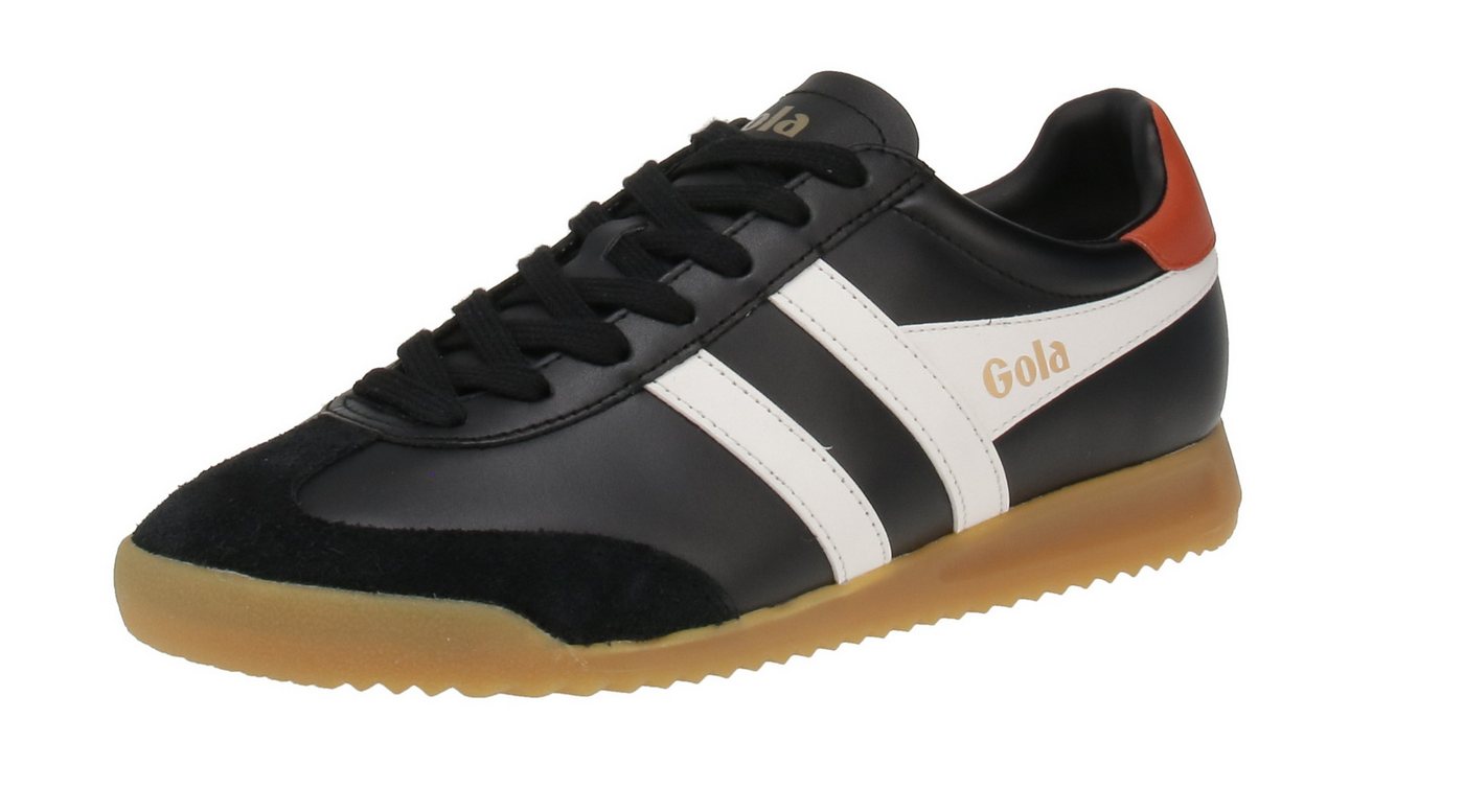 Gola Torpedo Leather - Herren Sneaker - Black-O.Wht-M.Orange Sneaker