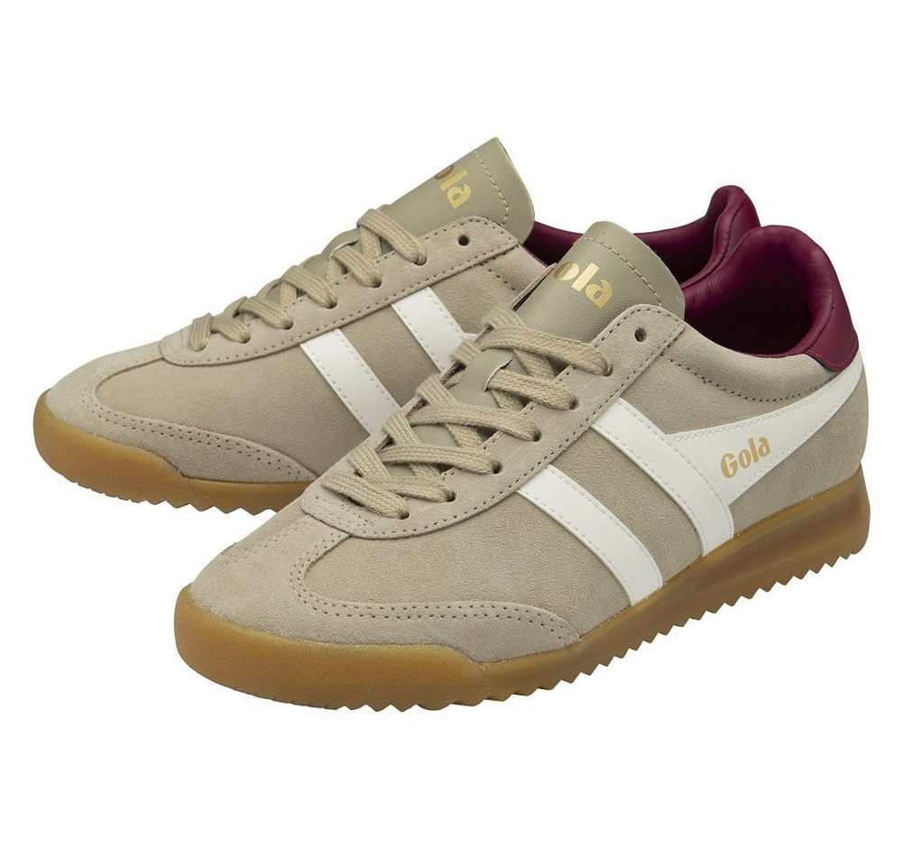 Gola Torpedo (Wildleder) 2025 hellbraun/offweiss/kirschrot Damen Sneaker