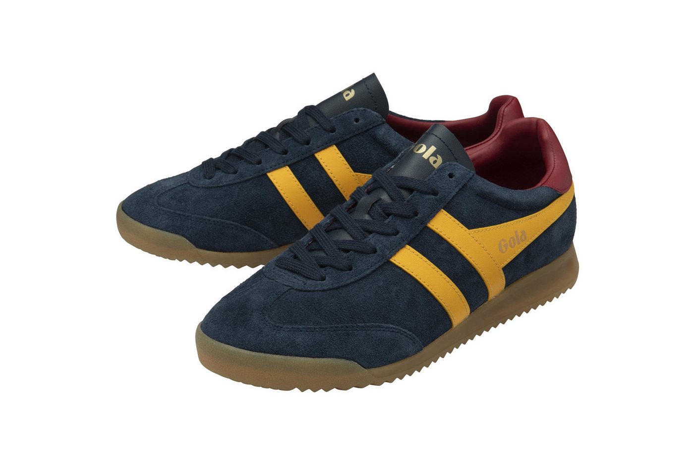Gola Torpedo Wildleder navyblau/sonnengelb/dunkelrot Herren Sneaker