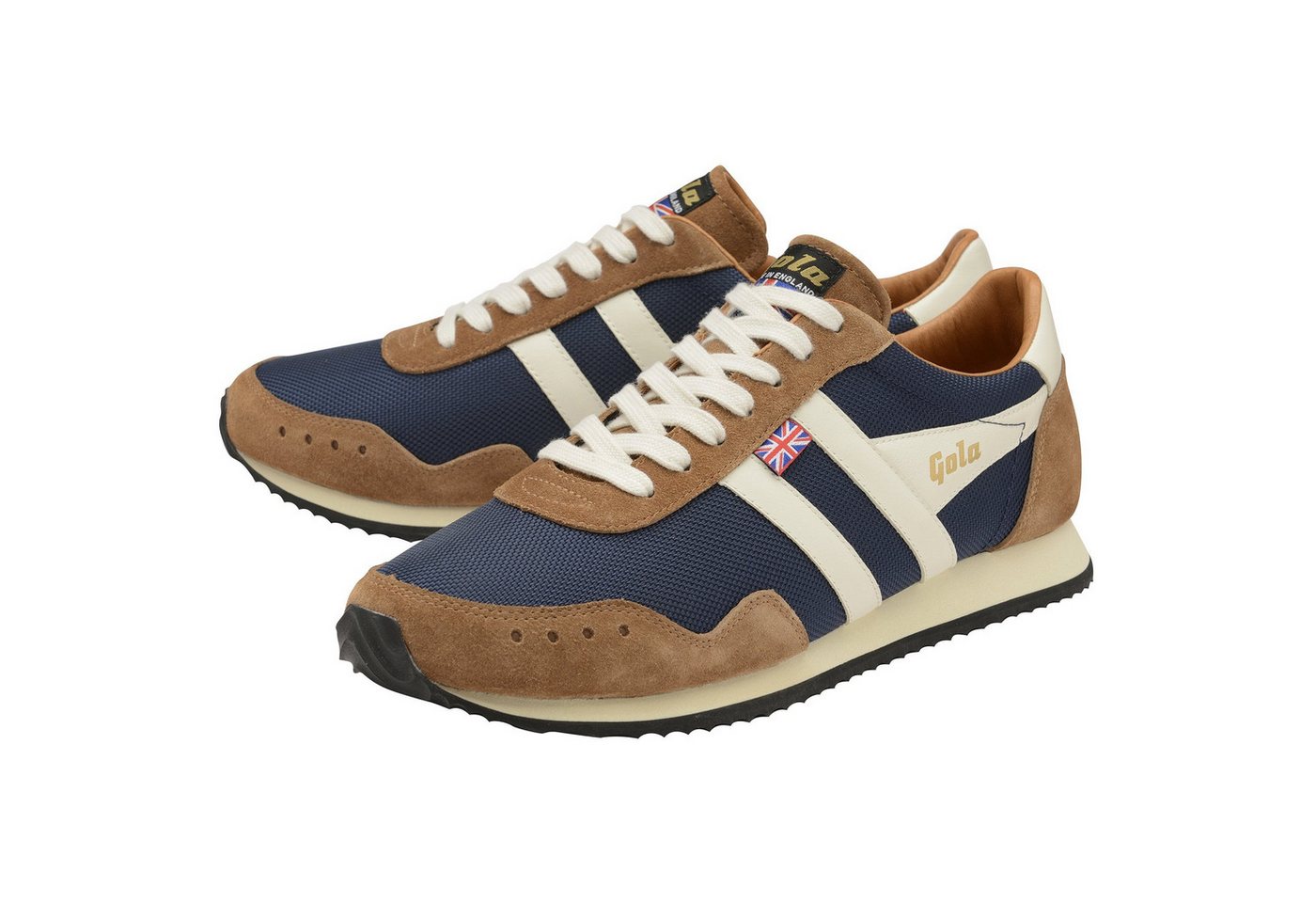 Gola Track Mesh 2 317 - Made in England - navyblau/tobacco/offwhite Herren Sneaker