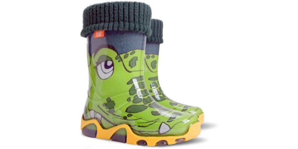 GOLDKIDS Demar LUX Gummistiefel (Regenstiefel, Kinderstiefel gefüttert) mit Innensocken Mädchen Jungen