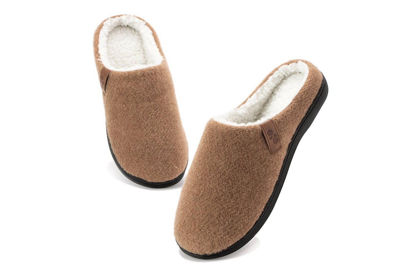 GOOD MOTION Winter Hausschuhe, Pantoffeln, rutschfest Plüsch Hausschuhe