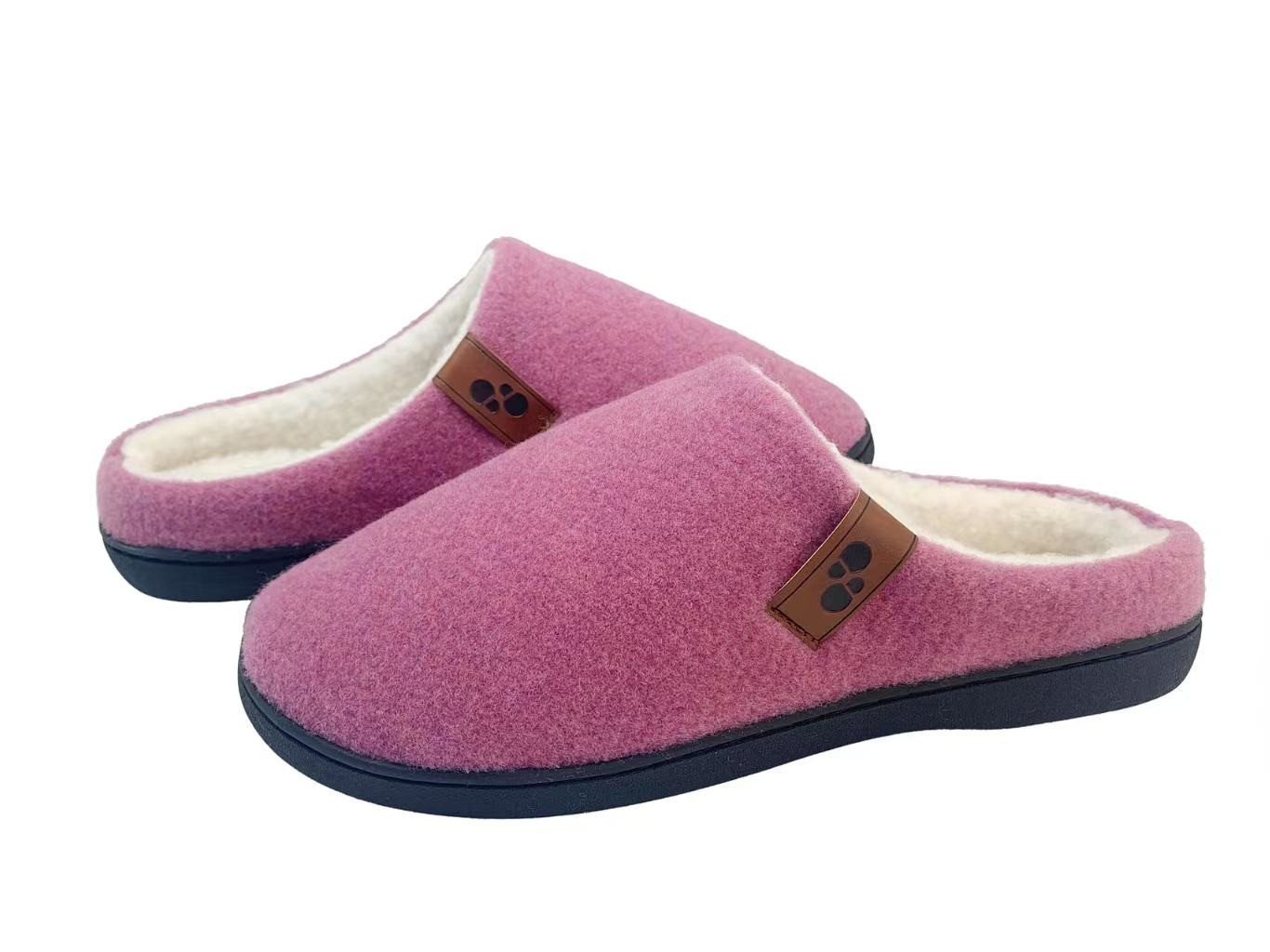 GOOD MOTION Winter Hausschuhe, Pantoffeln, rutschfest Plüsch Hausschuhe