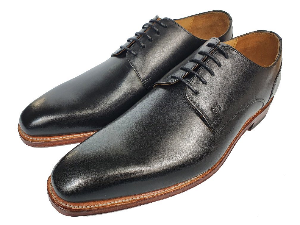 Gordon & Bros G&B 4374-Milan Schnürschuh Rahmengenäht, Goodyear Welted, Ledersohle, eleganter Schnürschuh