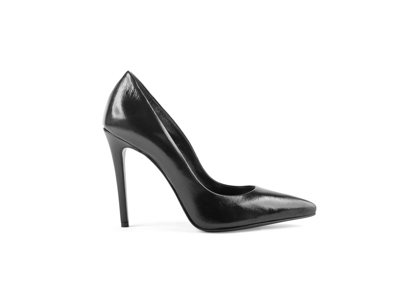 GosiaK. "Raven" High-Heel-Pumps aus edlem Glattleder