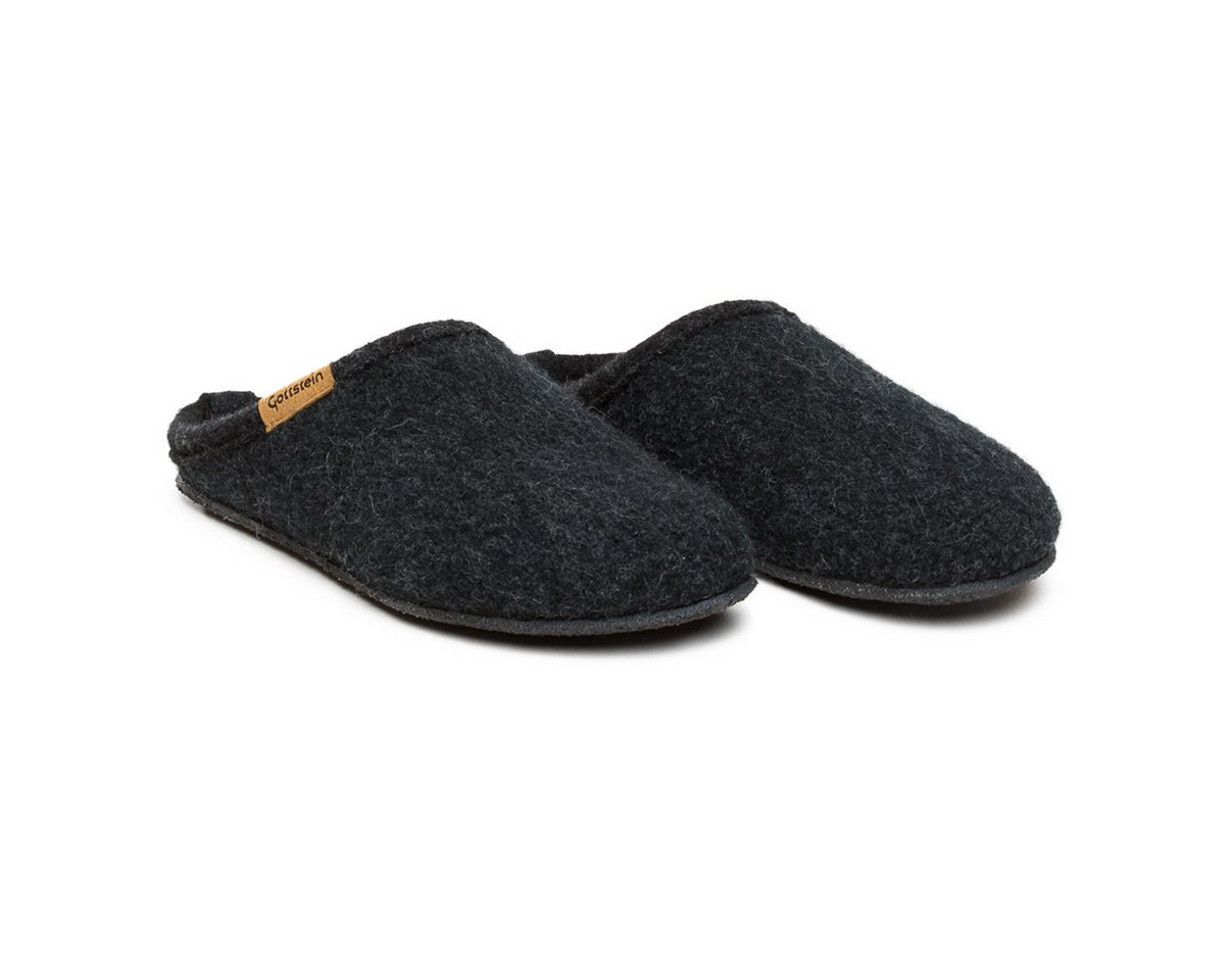 Gottstein Alpine Light Pantoffel (1-tlg) Pantoffeln - Aus reiner Schurwolle, Weiche Borte aus feinem Strick