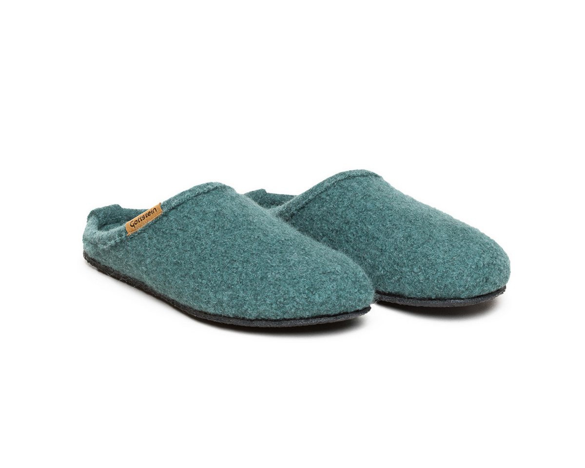 Gottstein Alpine Light Pantoffel (1-tlg) Pantoffeln - Aus reiner Schurwolle, Weiche Borte aus feinem Strick
