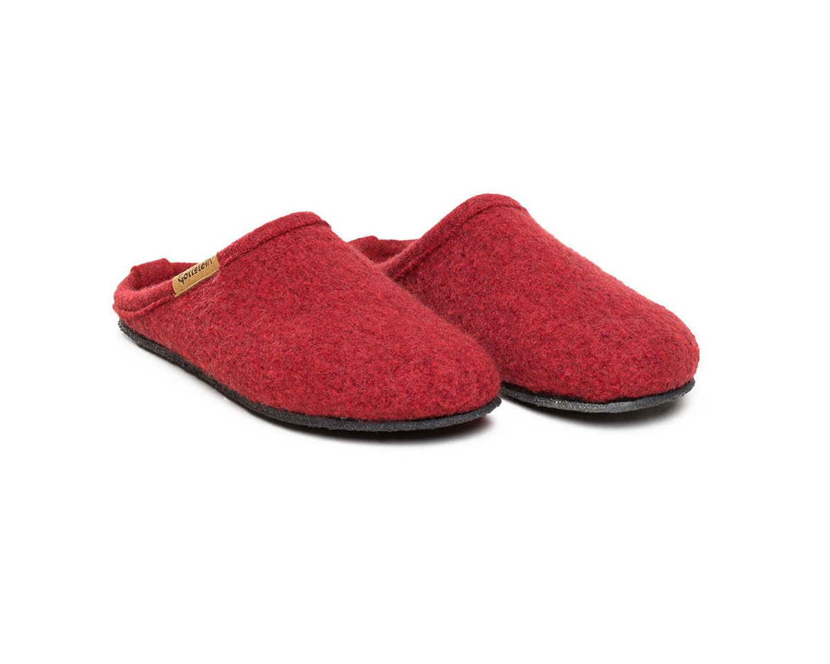 Gottstein Alpine Light Pantoffel (1-tlg) Pantoffeln - Aus reiner Schurwolle, Weiche Borte aus feinem Strick