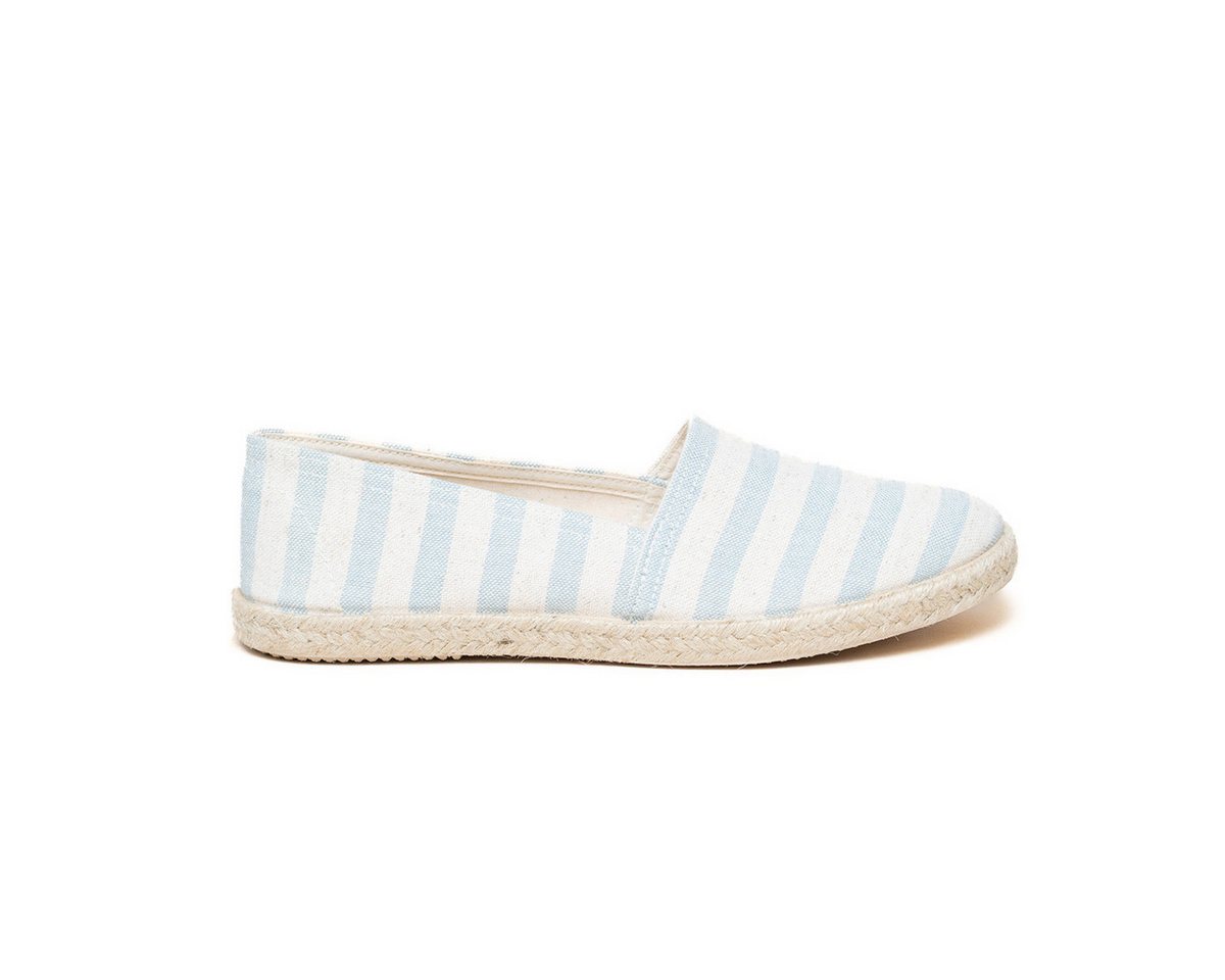 Gottstein Camping Linen Espadrille (1-tlg) Espadrilles - Mit Kautschuksohle, Aus recyceltem Leinenstoff