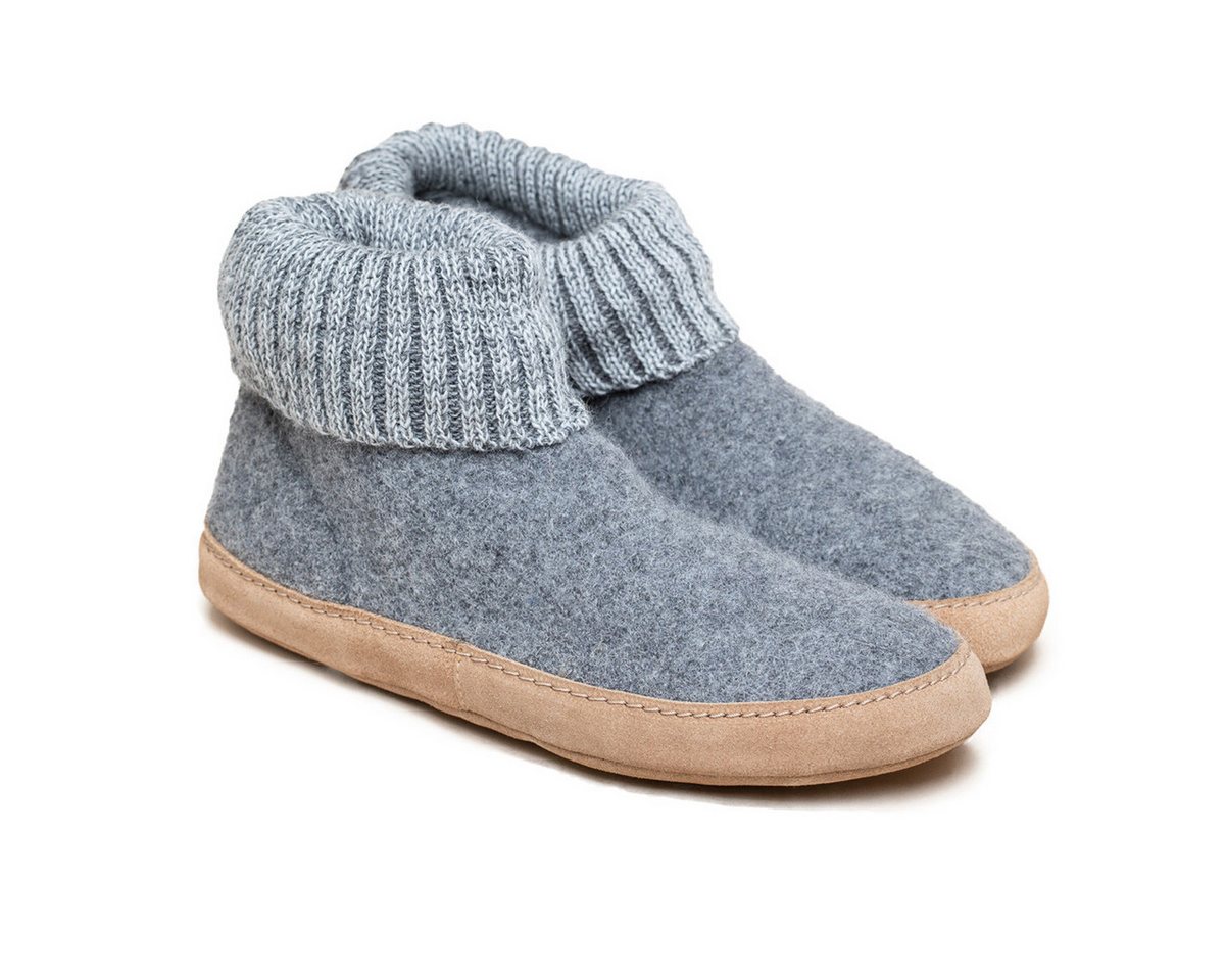 Gottstein Dakota Hüttenschuhe (1-tlg) Hüttenschuh - Aus Schafwolle, Weiche gepolsterte Innensohle