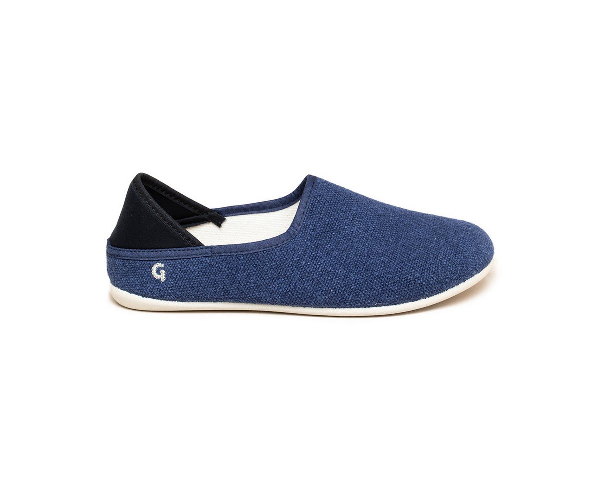 Gottstein Linen Slip-On Hausschuh (1-tlg) Hausschuh - Gefühl wie Barfuß laufen, Aus recyceltem Leinenstoff