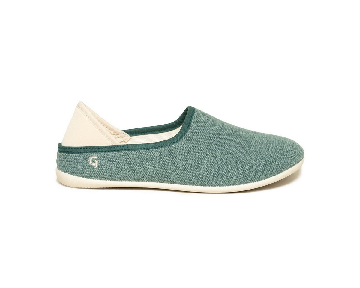 Gottstein Linen Slip-On Hausschuh (1-tlg) Hausschuh - Gefühl wie Barfuß laufen, Aus recyceltem Leinenstoff
