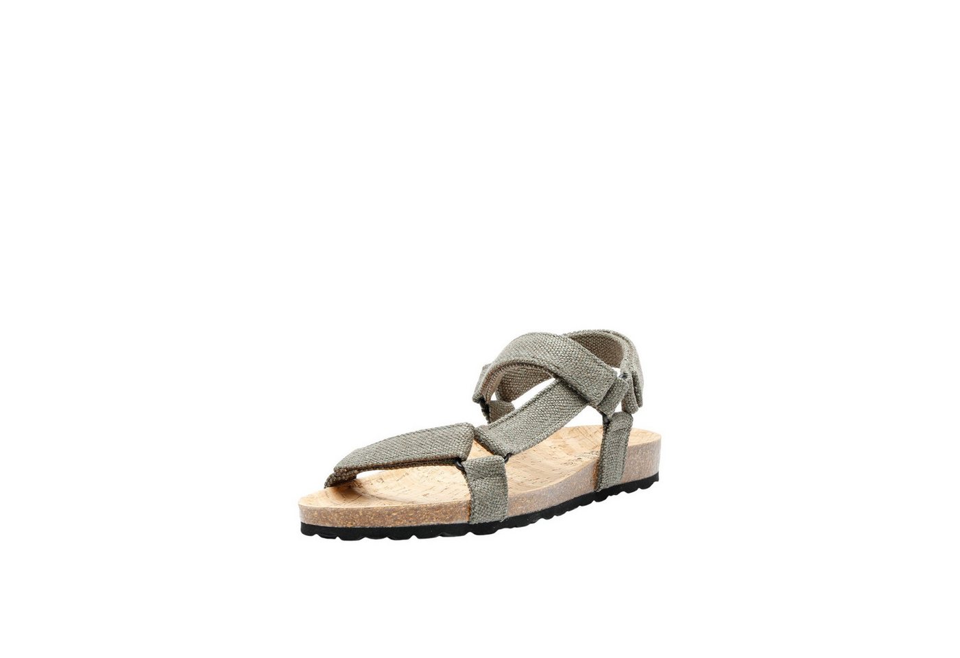 Grand Step Shoes Levi Hemp khaki Damen Sandale