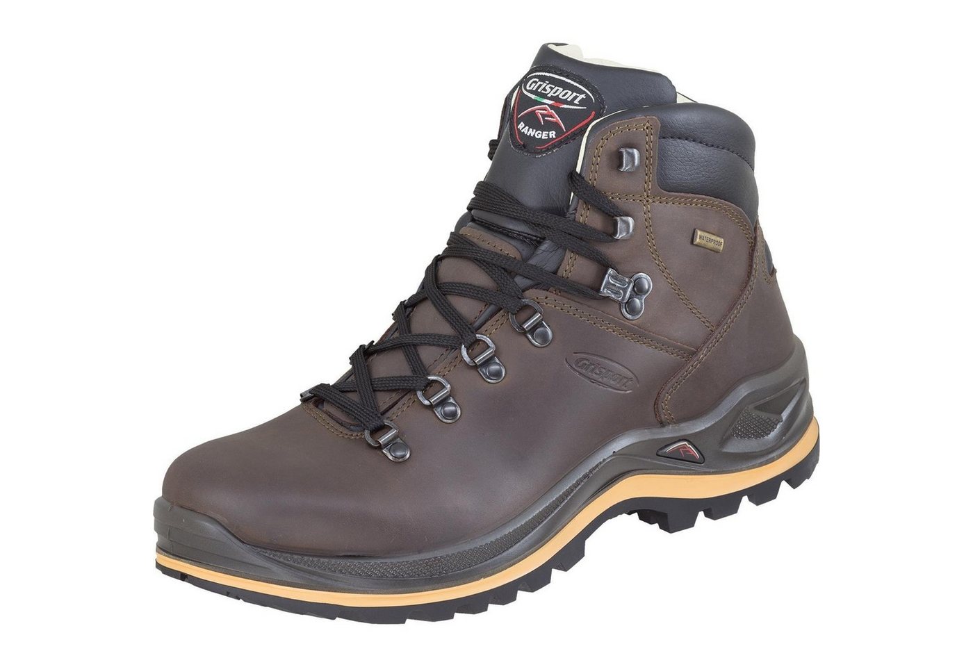 GriSport Dakar Marrone Idro Spotex Schuhe Schnürschuh