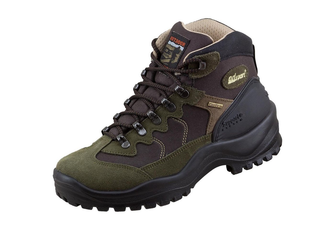 GriSport Schnürstiefel oliv Gummistiefel