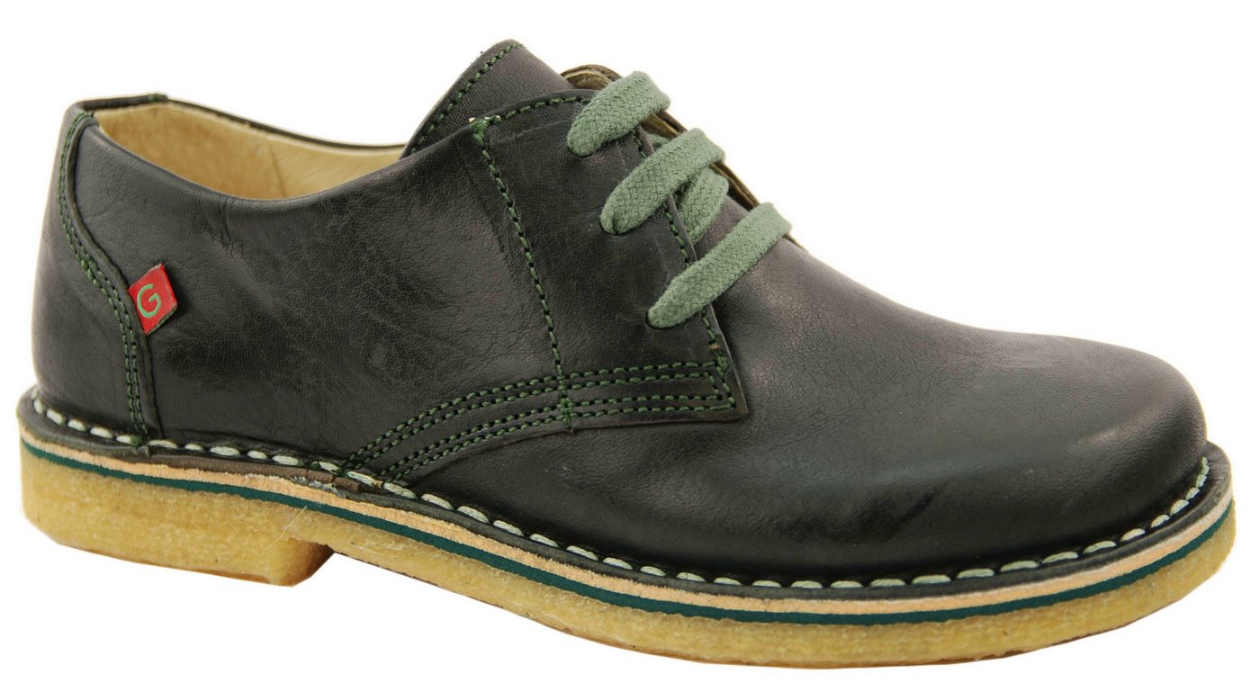 GRÜNBEIN Halbschuh Ella II Naturform Schnürschuh (schwarz)
