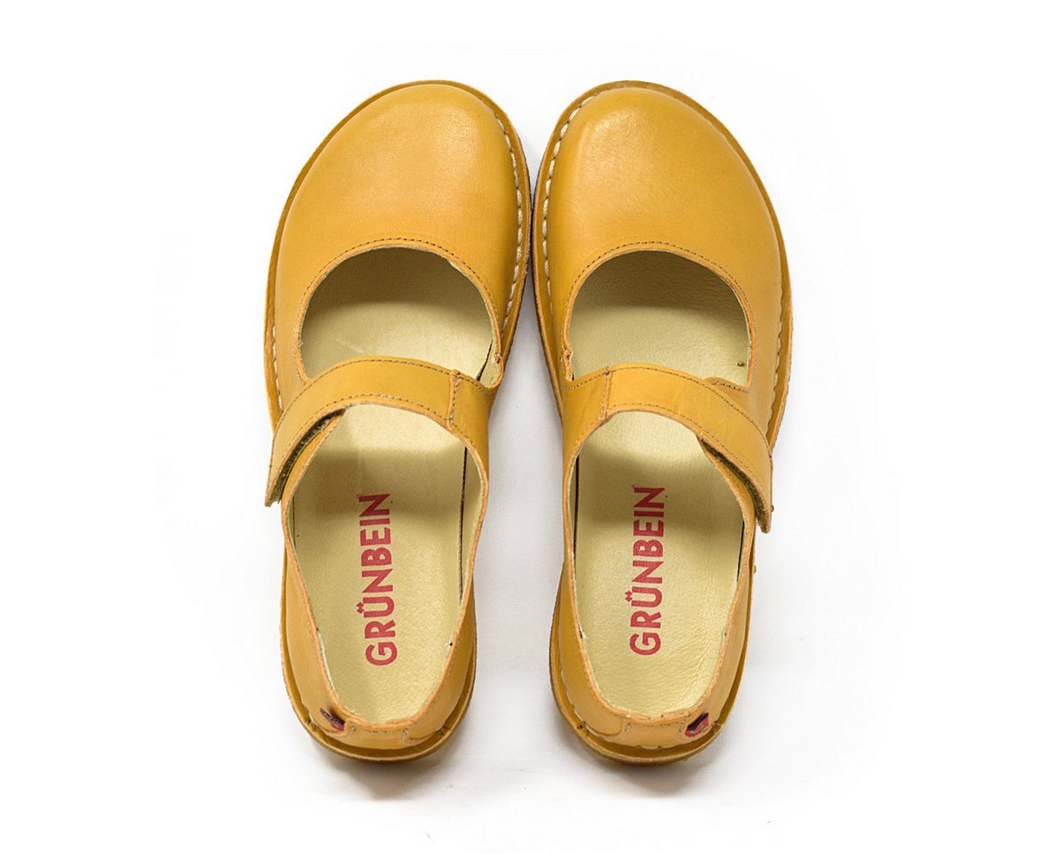 GRÜNBEIN Spangen-Ballerinas Gerda Naturform Ballerina