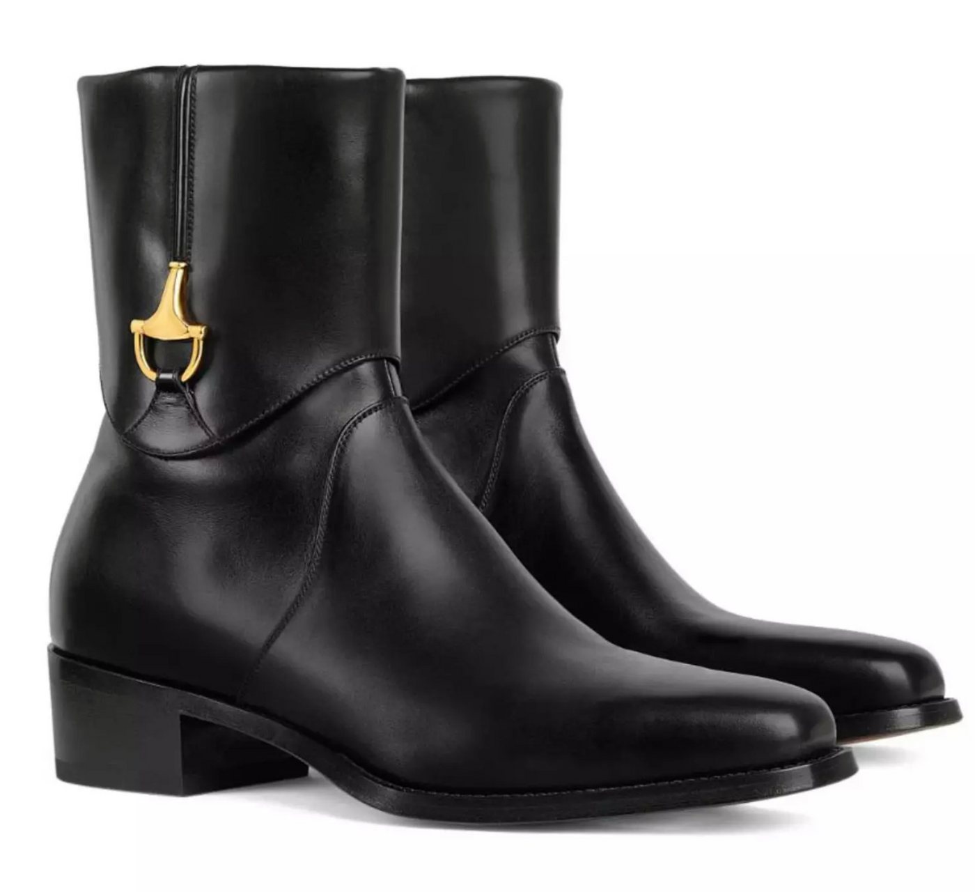 Gucci Horsebit Ankle Stiefel Bootsschuh Ikonische Horsebit-Detail als Hommage an Guccis Reit-Tradition
