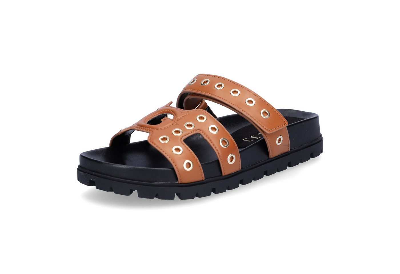 Guess Damen Pantolette Fashie braun Pantolette