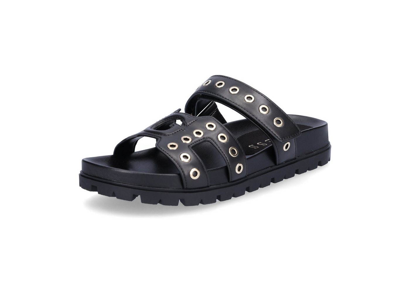 Guess Damen Pantolette Fashie schwarz Pantolette