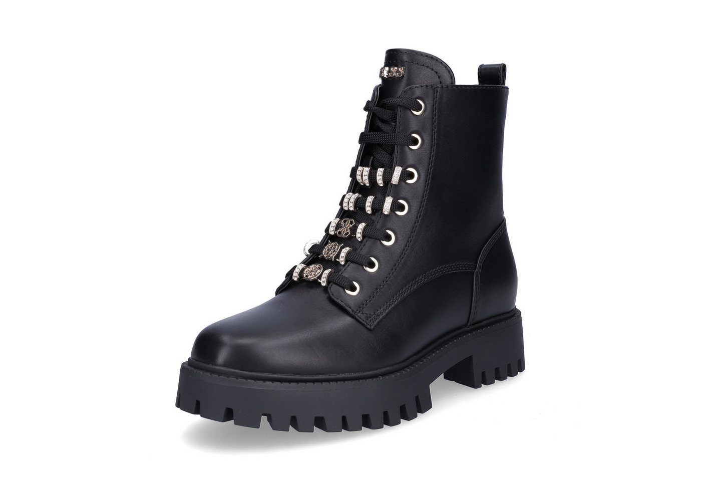 Guess Damen Schnürboot Fiona schwarz Schnürboots