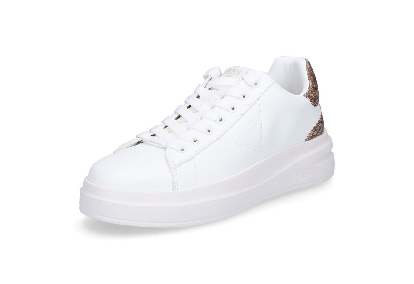 Guess Damen Sneaker Elbina weiß beige Sneaker