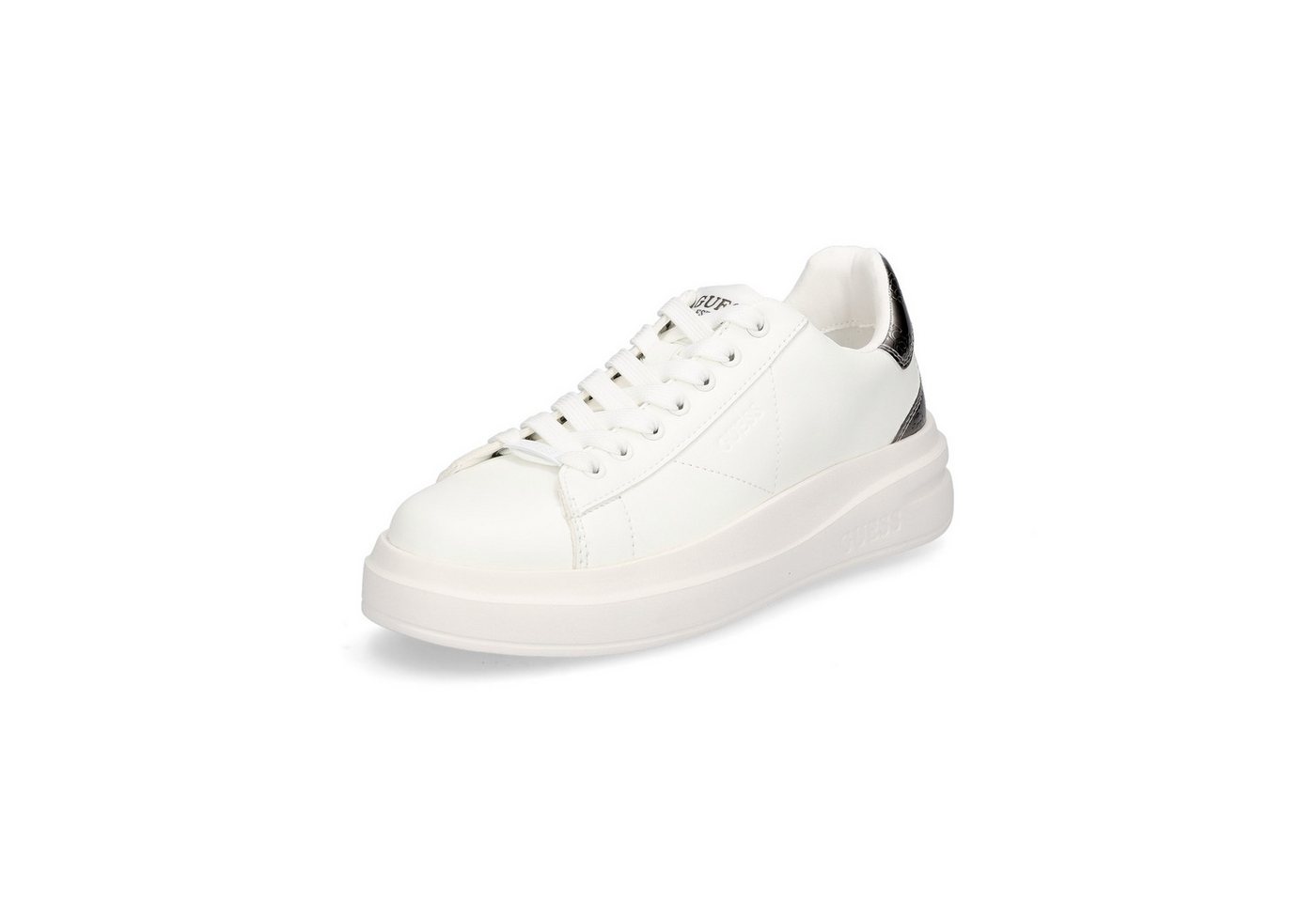 Guess Damen Sneaker Elbina weiß metallic Sneaker