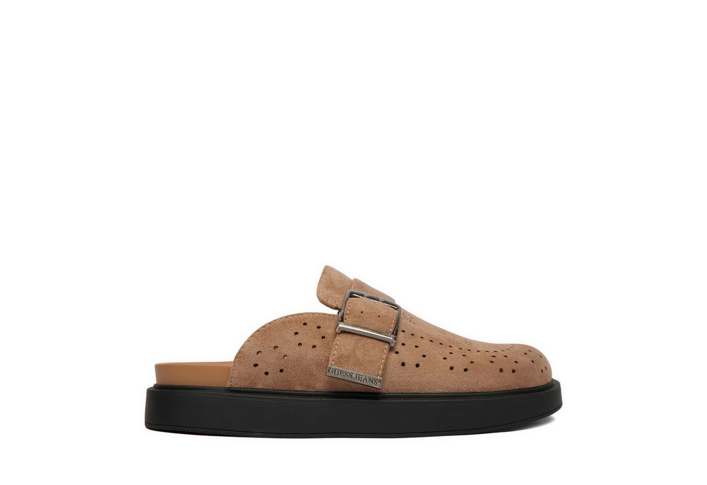 GUESS JEANS Damen-Flip-Flops Beige Badepantolette