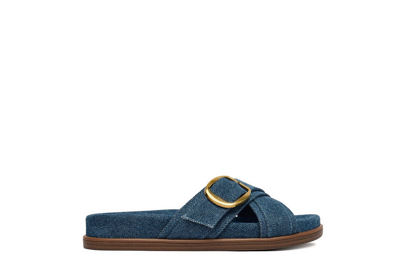 GUESS JEANS Damen-Flip-Flops Blau Badepantolette (blau)