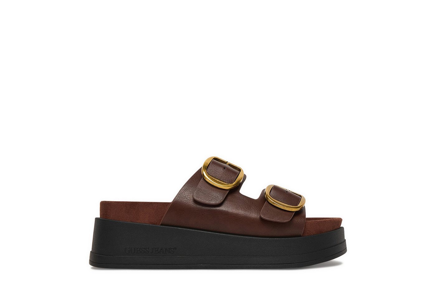 GUESS JEANS Damen-Flip-Flops in Braun Badepantolette