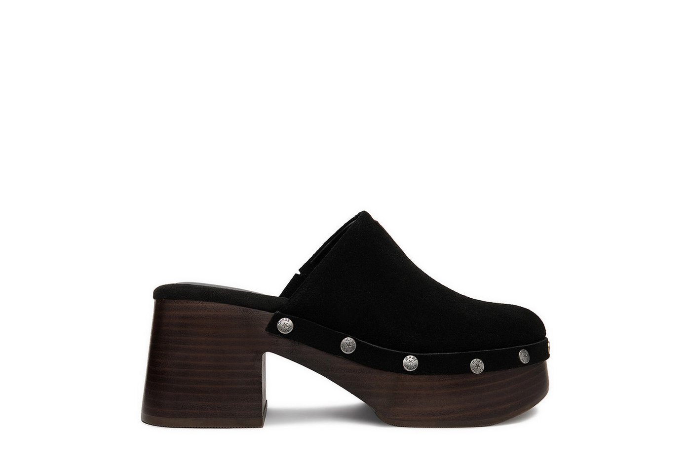 GUESS JEANS Damen-Flip-Flops Schwarz Badepantolette (schwarz)