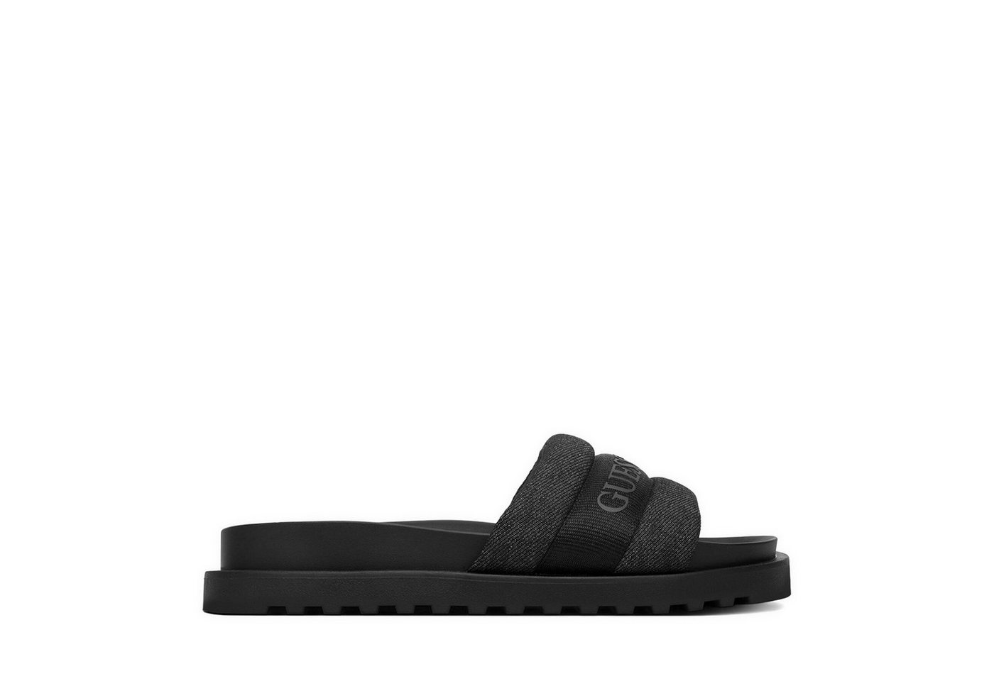 GUESS JEANS Damen-Flip-Flops Schwarz Badepantolette