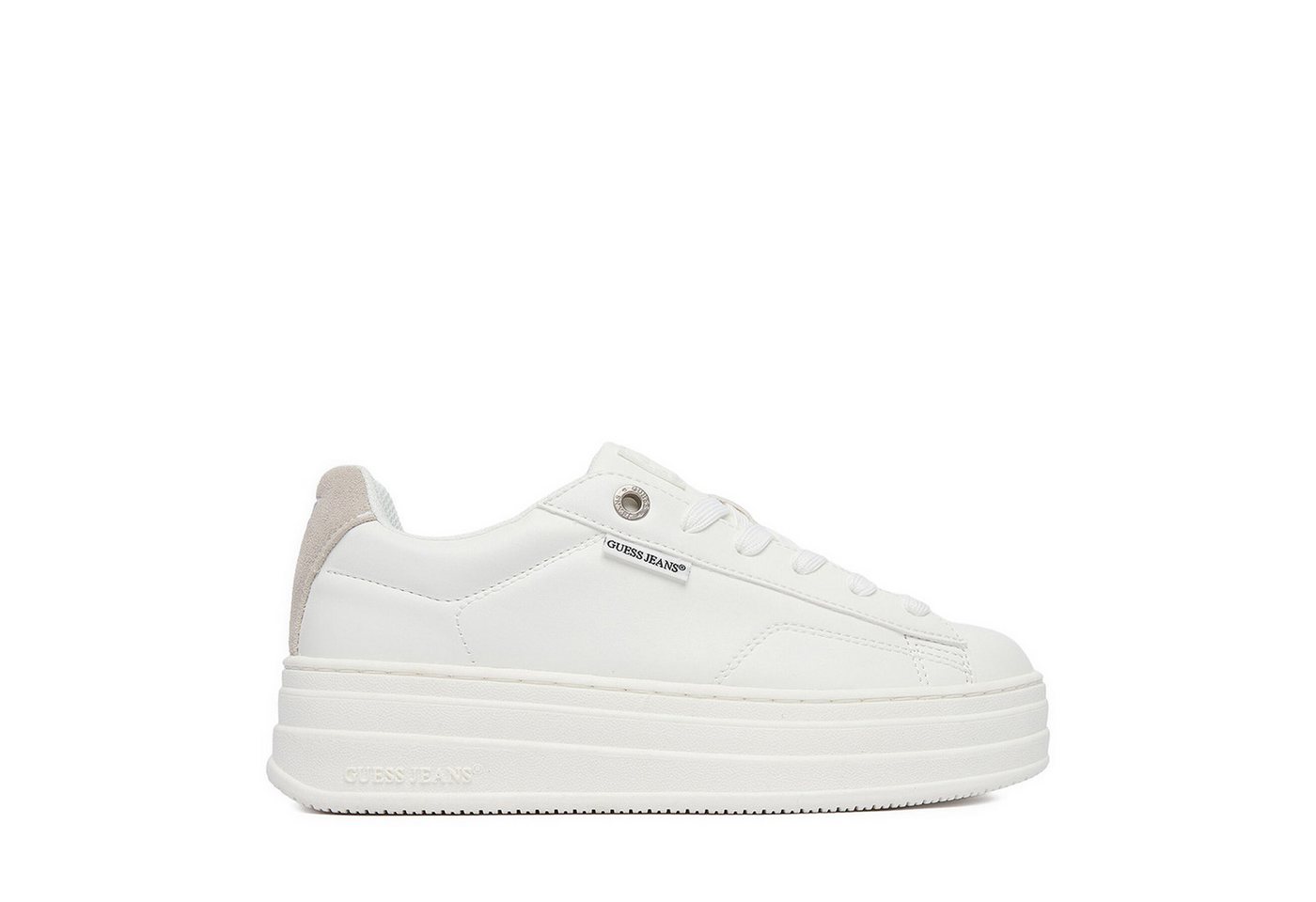 GUESS JEANS Damen-Sneaker Weiß Sneaker (weiß)